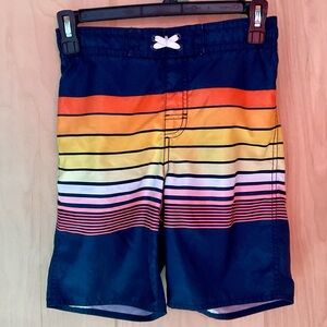 Old Navy stripped swim trunks - EUC